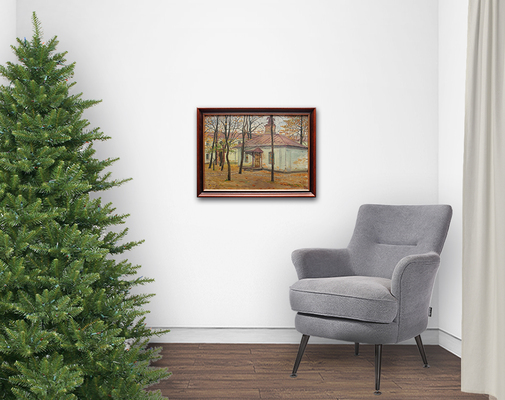 Иванов (Иванов-Бежецкий) Дмитрий Гаврилович. Этюд. Дворик в Петропавловской крепости